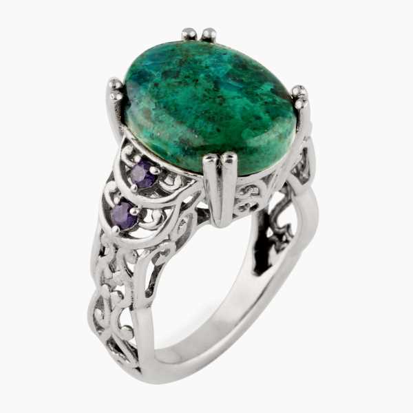 Chrysocolla Gemstone Ring