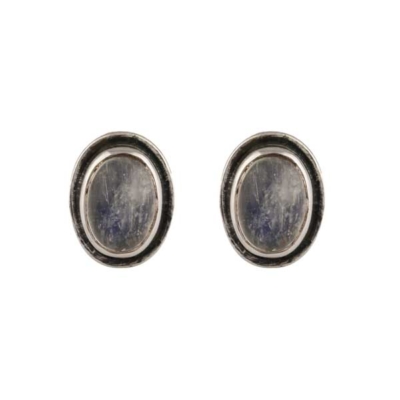 Moonstone Silver Stud Earring