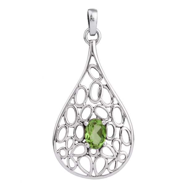 Peridot 925 Silver Pendant