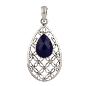 925 Silver Lapis Lazuli Pendant Jewelry