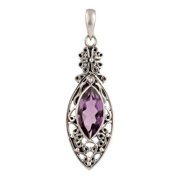 Amethyst 925 Silver Pendant