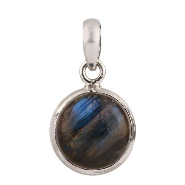 Labradorite Silver Pendant