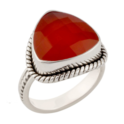 Carnelian 925 Silver Ring