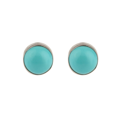 Turquoise Silver Stud Earring