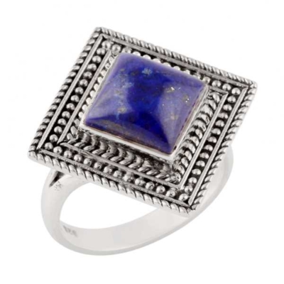 Lapis Lazuli Silver Ring